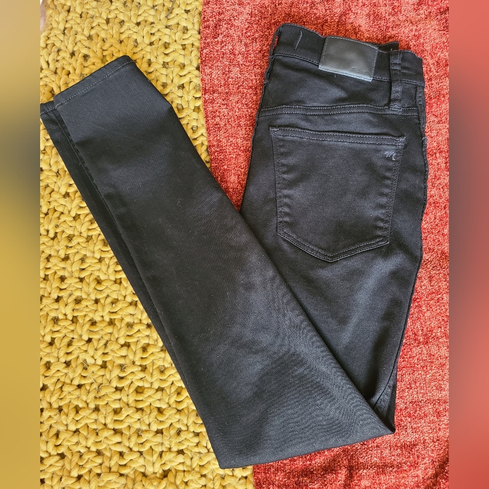 Madewell Black High Rise Skinny Jeans